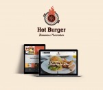 Logo + Website / Hot Burger
