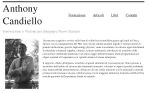 Home page Anthony Candiello