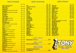 Pieghevole per Gelateria TONY 