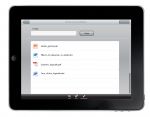 schermate grafiche per applicazione iPad
