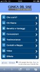 Sito Mobile per Clinica Del Sale di Perugia