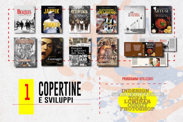 Realizzazione cover editoriali (con sviluppo)