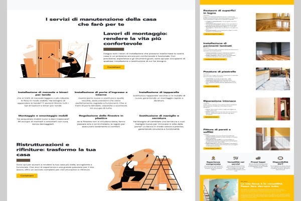 Creazione landing page