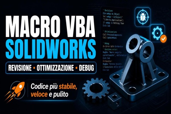 Analisi, debug e refactoring macro VBA SolidWorks