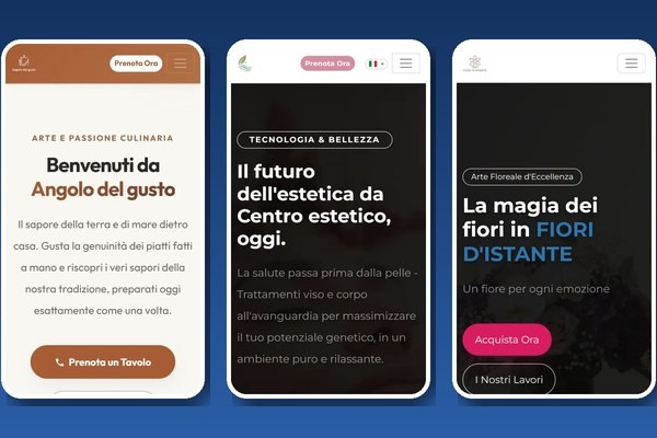 Sito web di presentazione su misura