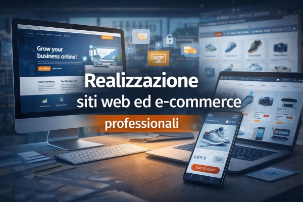 Realizzazione Siti Web ed e-commerce professionali